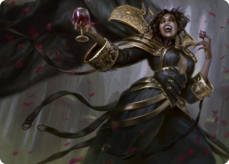 Bloodcrazed Socialite Art Card [Innistrad: Crimson Vow Art Series] 