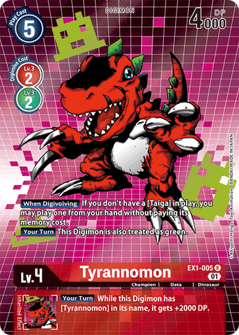 Tyrannomon [EX1-005] (Alternate Art) [Classic Collection] 