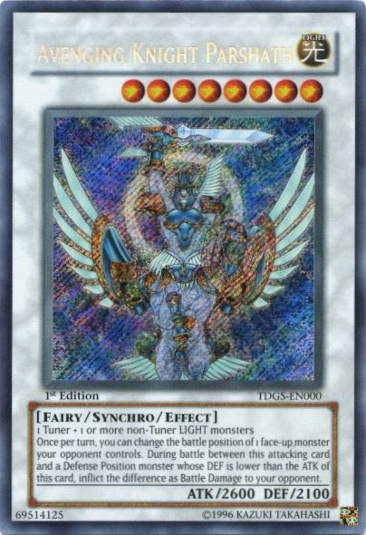 Avenging Knight Parshath [TDGS-EN000] Secret Rare 