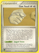 Claw Fossil (90/100) [EX: Sandstorm] 