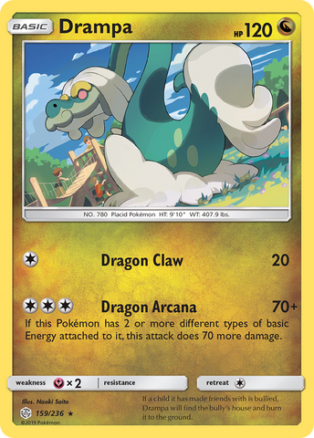 Drampa (159/236) [Sun &amp; Moon: Cosmic Eclipse] 