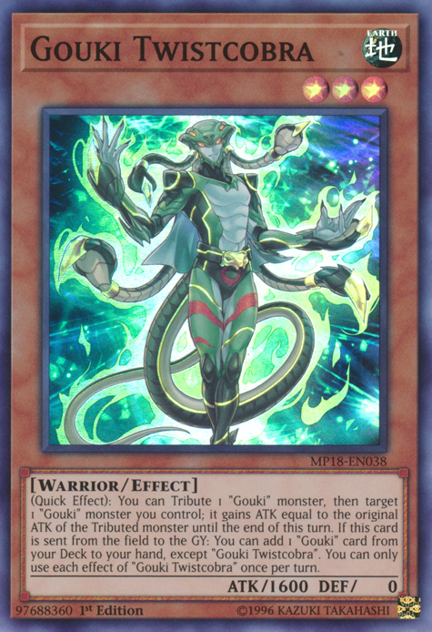 Gouki Twistcobra [MP18-EN038] Super Rare 