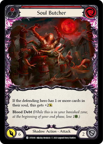 Soul Butcher (Red) [DTD181] (Dusk Till Dawn) 