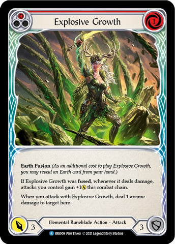Explosive Growth (Red) [BRI009] (Tales of Aria Briar Blitz Deck) 1st Edition Normal 