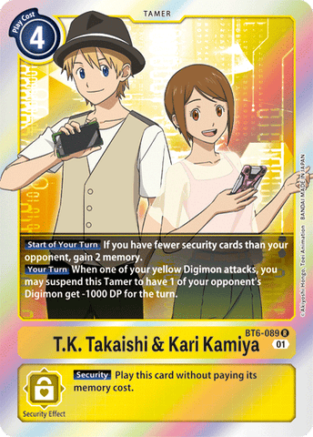 TK Takaishi &amp; Kari Kamiya [BT6-089] [Double Diamond] 