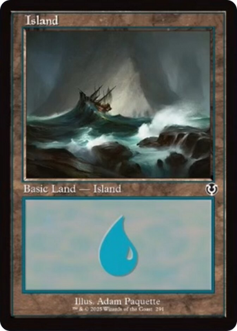 Island (291) (Retro Frame) [Innistrad Remastered] 