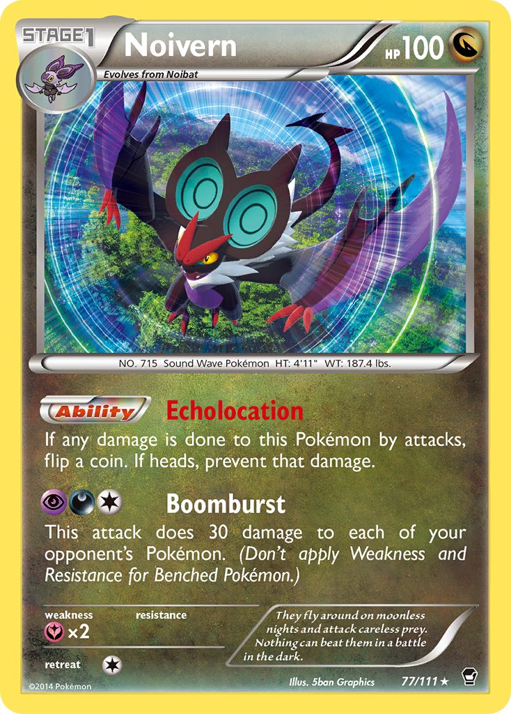 Noivern (77/111) (Cosmos Holo) (Blister Exclusive) [XY: Furious Fists] 