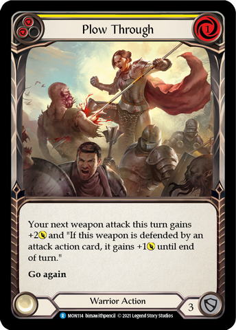 Plow Through (Yellow) [MON114] (Monarch) 1st Edition Normal 