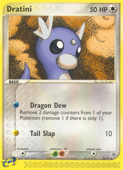 Dratini (26/97) [EX: Dragon] 