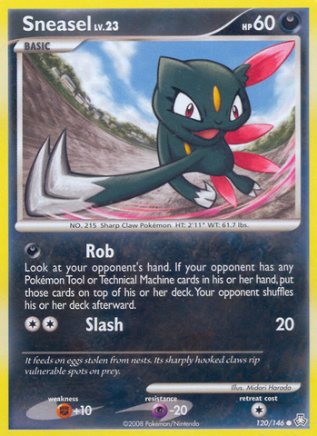 Sneasel (120/146) [Diamond &amp; Pearl: Legends Awakened] 