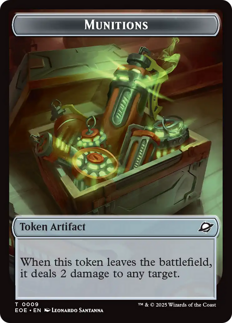 Robot // Ammunition Double-Sided Token [Edge of Eternities Tokens] 
