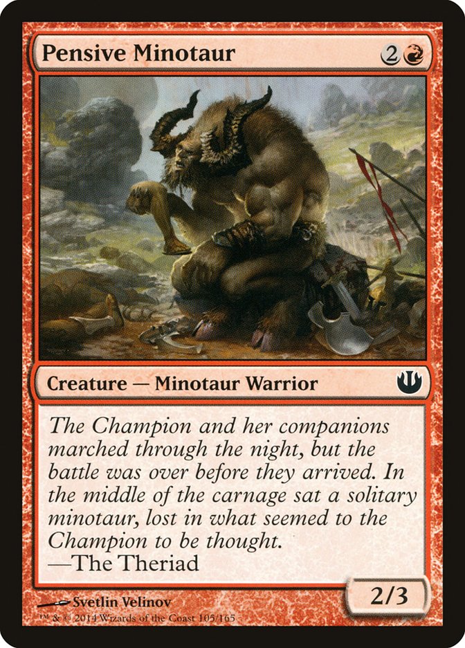 Pensive Minotaur [Journey into Nyx] 