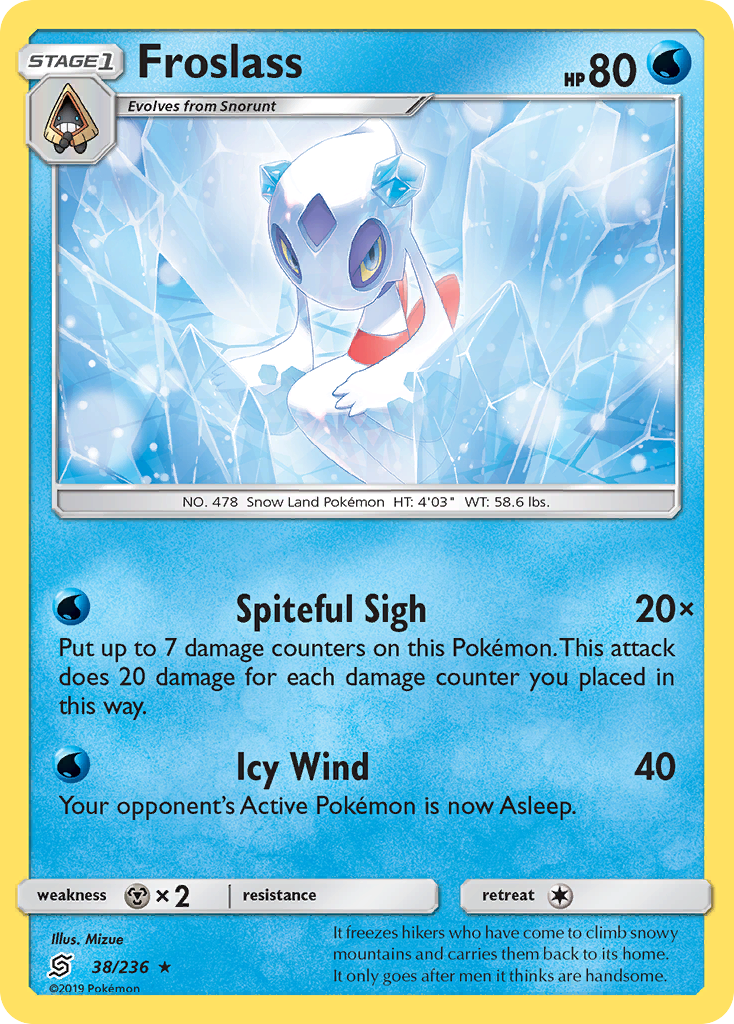 Froslass (38/236) [Sun &amp; Moon: Unified Minds] 