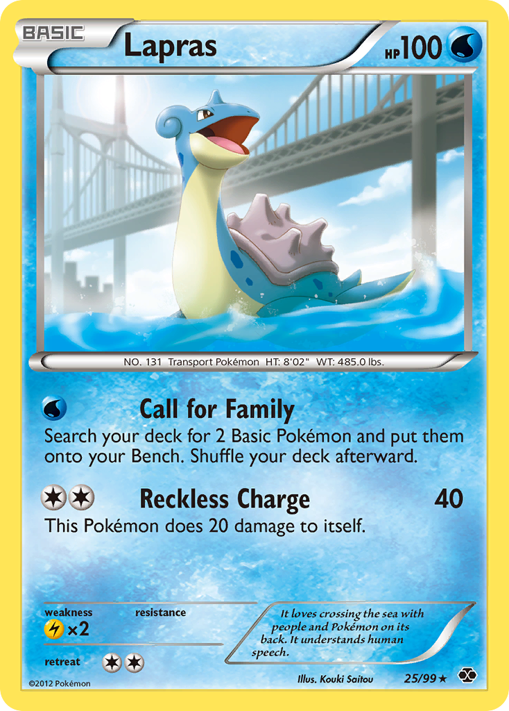 Lapras (25/99) [Black &amp; White: Next Destinies] 