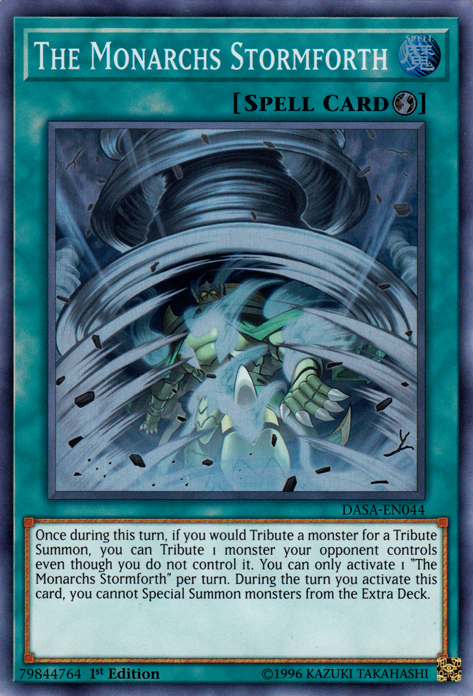 The Monarchs Stormforth [DASA-EN044] Super Rare 