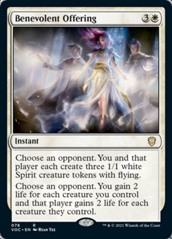 Benevolent Offering [Innistrad: Crimson Vow Commander] 