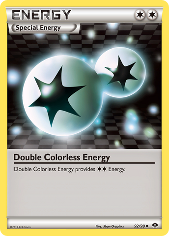 Double Colorless Energy (92/99) [Black &amp; White: Next Destinies] 