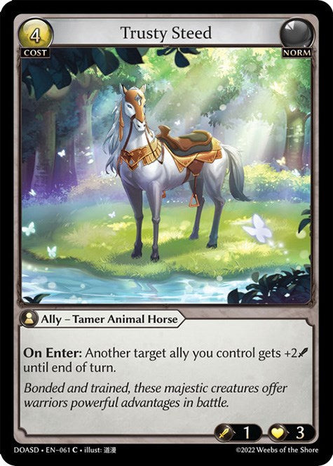 Trusty Steed (061) [Dawn of Ashes: Starter Decks] 