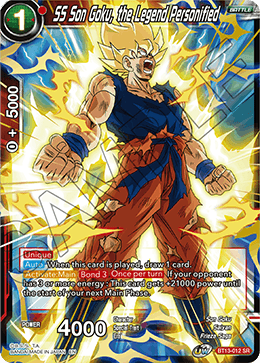 SS Son Goku, the Legend Personified (BT13-012) [Supreme Rivalry] 