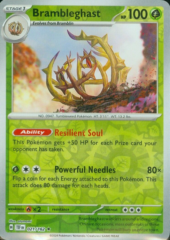 Brambleghast (021/162) [Scarlet &amp; Violet: Temporal Forces] 