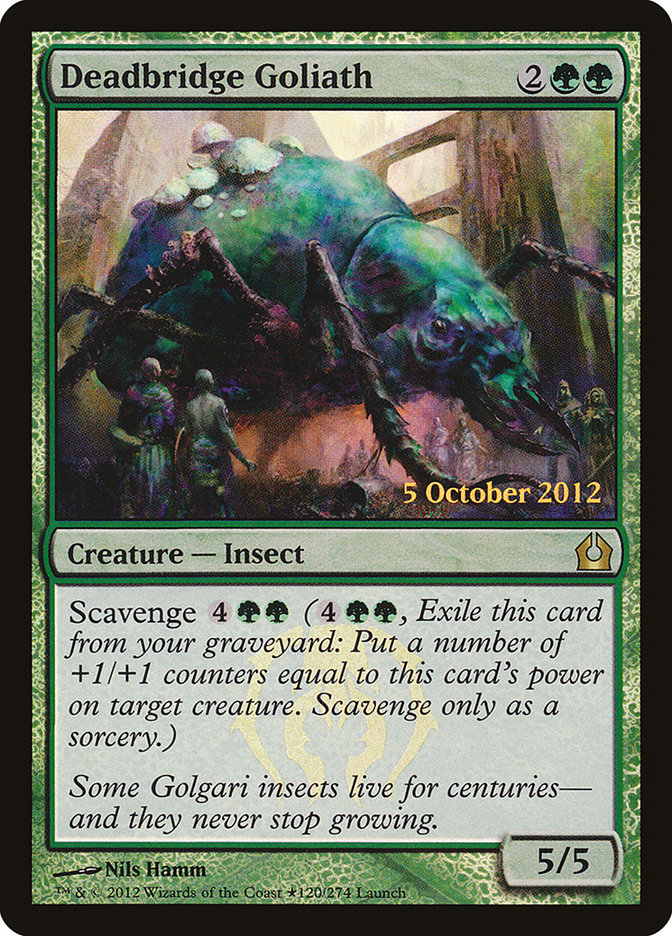 Deadbridge Goliath [Return to Ravnica Prerelease Promos] 