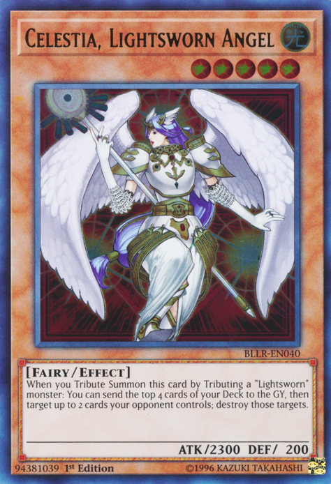 Celestia, Lightsworn Angel [BLLR-EN040] Ultra Rare 