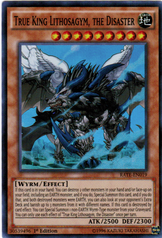 True King Lithosagym, the Disaster [RATE-EN019] Super Rare 