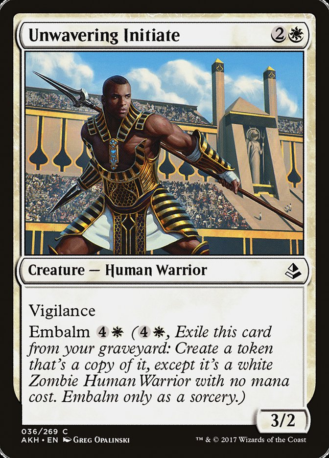 Unwavering Initiate [Amonkhet] 