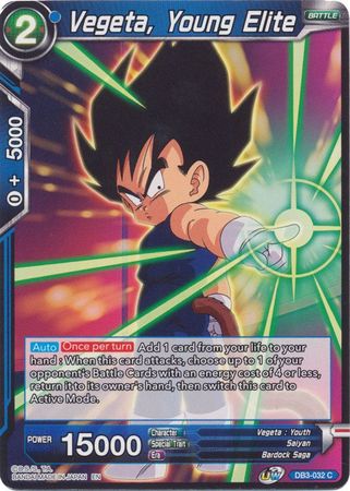 Vegeta, Young Elite (DB3-032) [Giant Force] 
