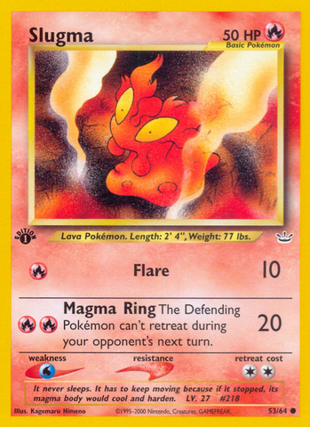 Slugma (53/64) [Neo Revelation 1st Edition] 