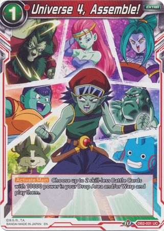 Universe 4, Assemble! (Reprint) (DB2-031) [Battle Evolution Booster] 