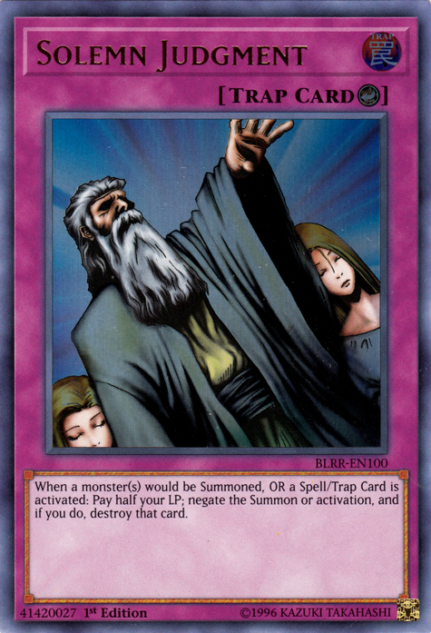 Solemn Judgment [BLRR-EN100] Ultra Rare 