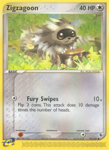 Zigzagoon (79/109) [EX: Ruby &amp; Sapphire] 