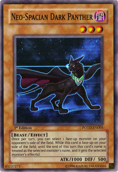 Neo-Spacian Dark Panther [POTD-EN005] Super Rare 