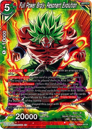 Full Power Broly, Resonant Evolution (EX04-04) [Unity of Saiyans] 