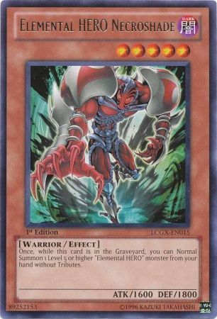 Elemental HERO Necroshade [LCGX-EN015] Rare 