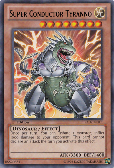 Super Conductor Tyranno [BP01-EN013] Rare 