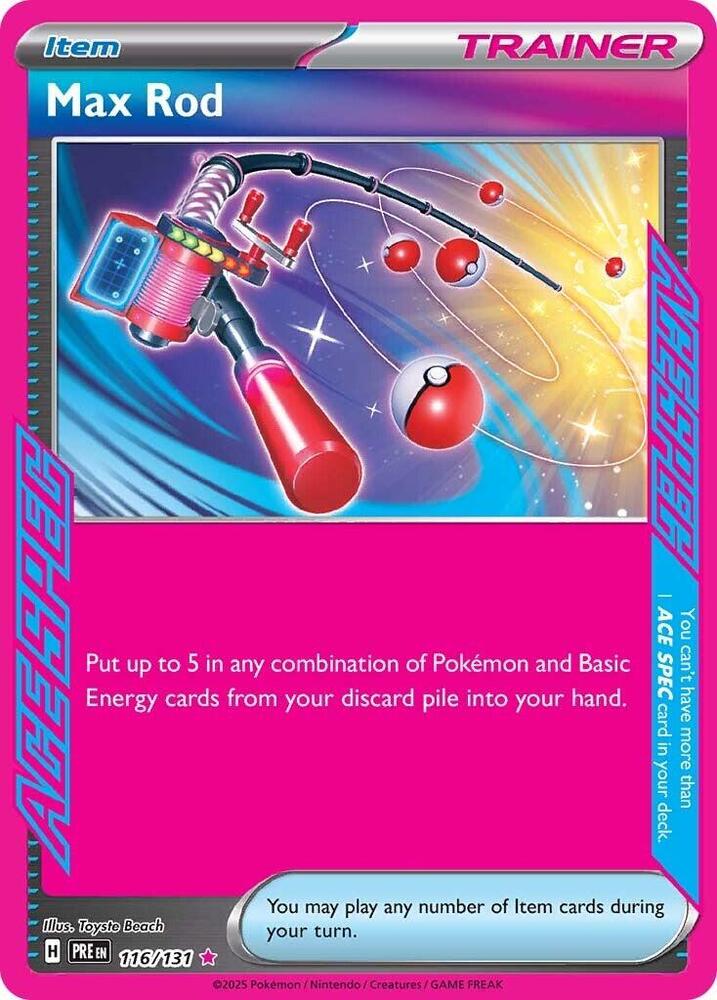 Max Rod (116/131) [Scarlet &amp; Violet: Prismatic Evolutions] 