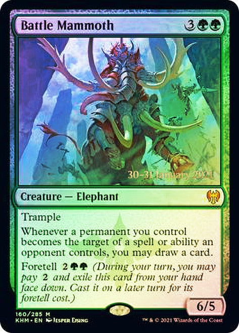 Battle Mammoth [Kaldheim Prerelease Promos] 