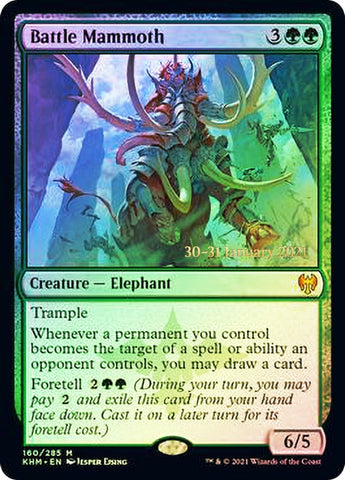 Battle Mammoth [Kaldheim Prerelease Promos] 