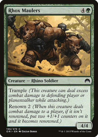 Rhox Maulers [Magic Origins] 