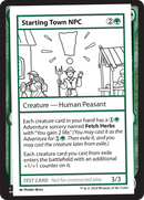 Starting Town NPC [Mystery Booster 2 Playtest Cards] 