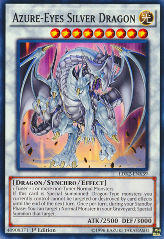Azure-Eyes Silver Dragon [LDK2-ENK39] Common 