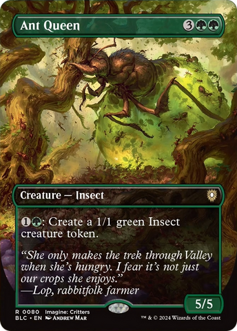 Ant Queen (Borderless) [Bloomburrow Commander] 