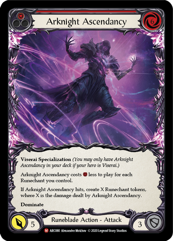 Arknight Ascendancy [U-ARC080] (Arcane Rising Unlimited) Unlimited Rainbow Foil 