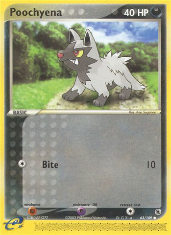 Poochyena (63/109) [EX: Ruby &amp; Sapphire] 