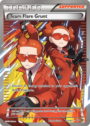 Team Flare Grunt (73a/83) [Alternate Art Promos] 