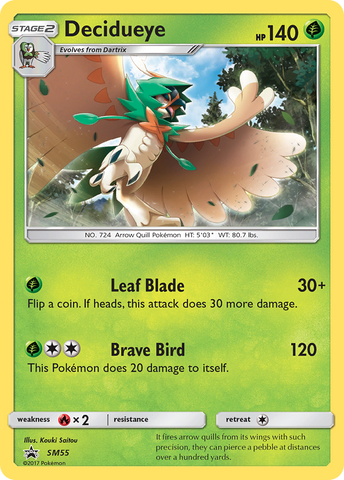 Decidueye (SM55) [Sun &amp; Moon: Black Star Promos] 