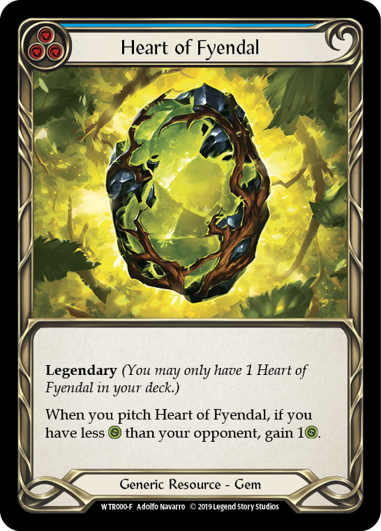 Heart of Fyendal [WTR000-F] (Welcome to Rathe) Alpha Print Cold Foil 