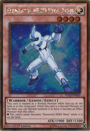 Elemental HERO Neos Alius [PGL2-EN029] Gold Rare 